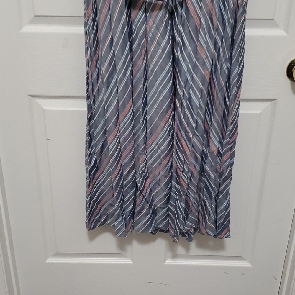 Sandra Darren Striped rayon maxi dress - Picture 3 of 9